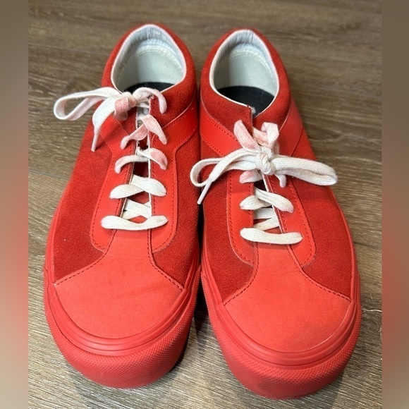 VANS Bold Ni LX Nubuck Suede Racing Red Chili Pepper Ultracush - Picture 4 of 13